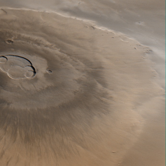 Olympus Mons from Orbit