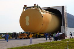 External Tank for Final Scheduled Shuttle Mission Arrives at KSC ...