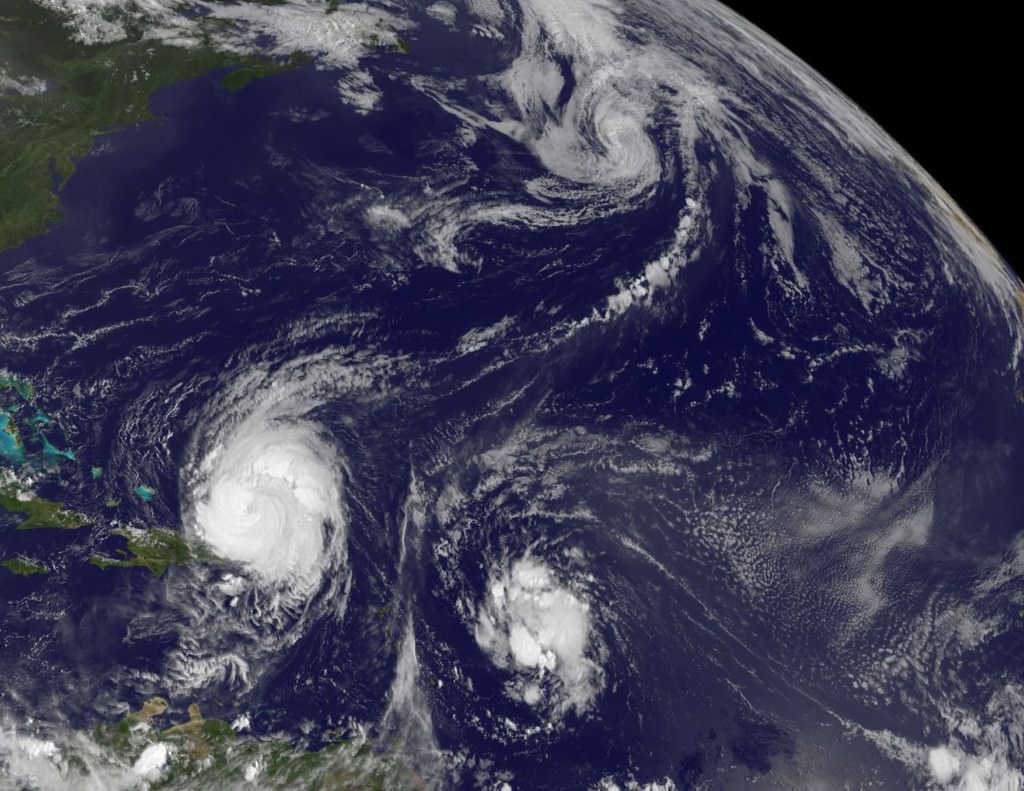 Satellite Captures Three Tropical Cyclones in One Image - Universe Today