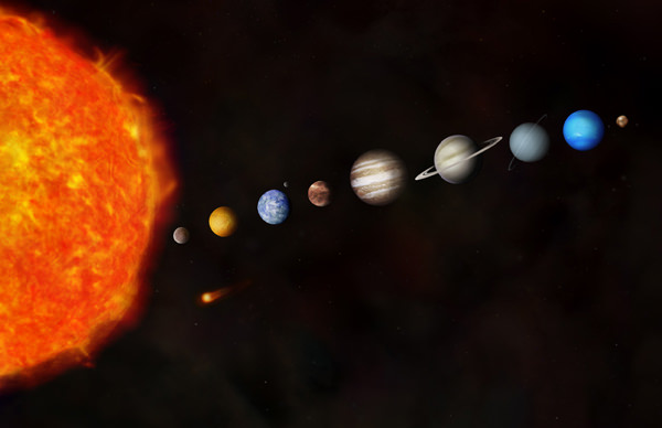 which planets orbit the sun