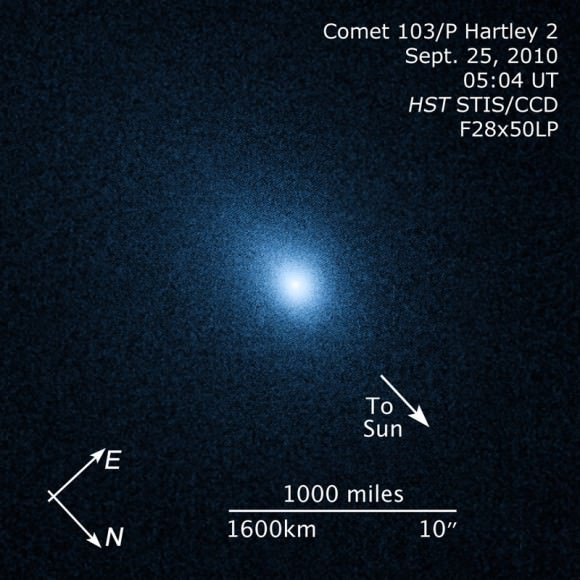 Comet Hartley 2 Scouted by WISE, Hubble for Upcoming Encounter ...