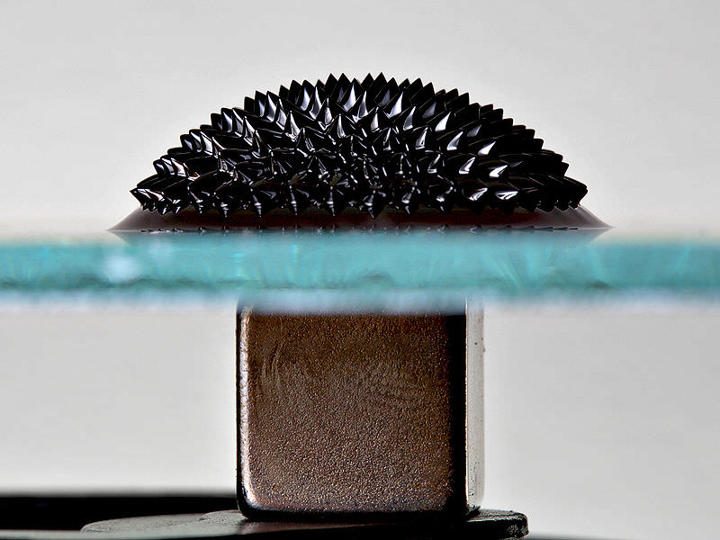magnet is made up of which material