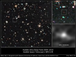 Long Ago And Far, Far Away... Hubble Discovers Most Distant Galaxy Yet ...