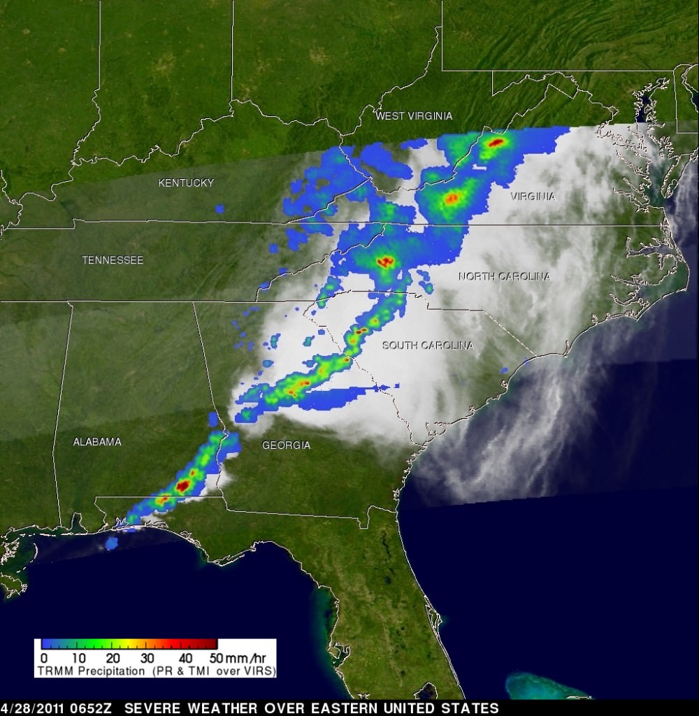 Satellite Captures 3D View of Violent Storms that Ravaged the US on