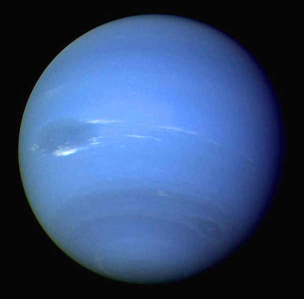 Neptune photographed by Voyage. Image credit: NASA/JPL