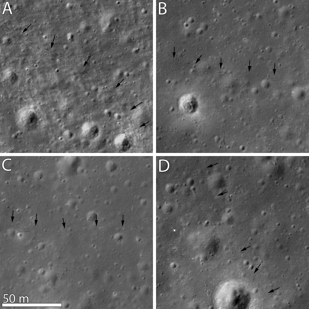 Look Its A Moon Buggy Lros Best Look Ever At The Apollo 15 Landing Site Universe Today 