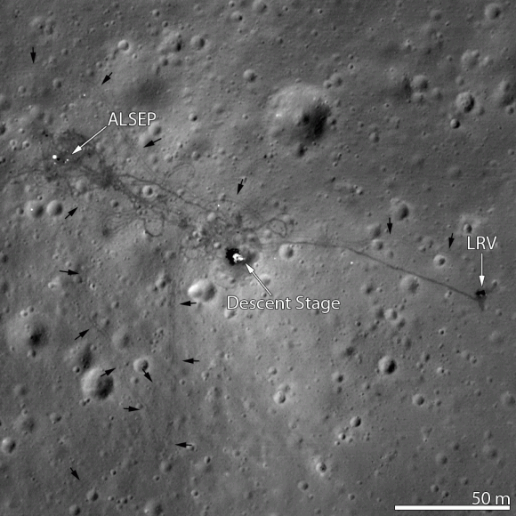 Look, It's a Moon Buggy! LRO's Best Look Ever at the Apollo 15 Landing ...