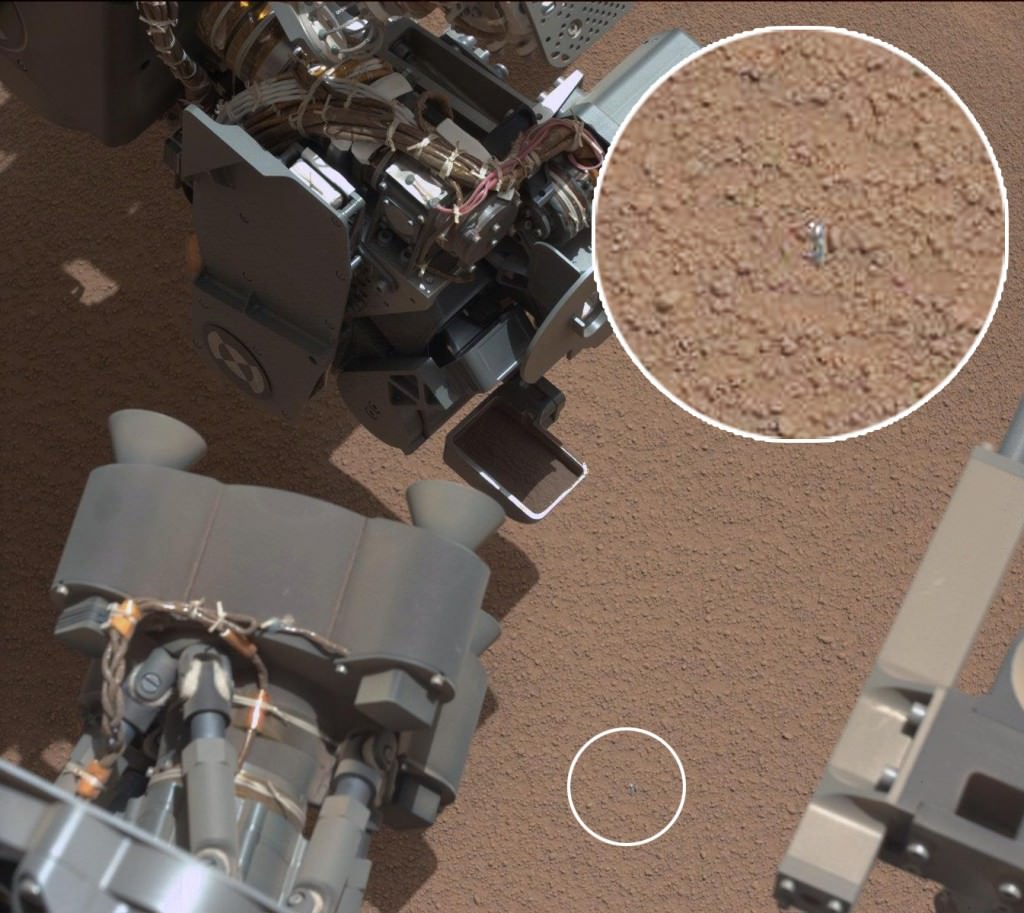 Curiosity Finds...SOMETHING...on Martian Surface - Universe Today