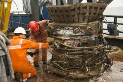 Apollo Rocket Engines Recovered from Atlantic Ocean Floor - Universe Today