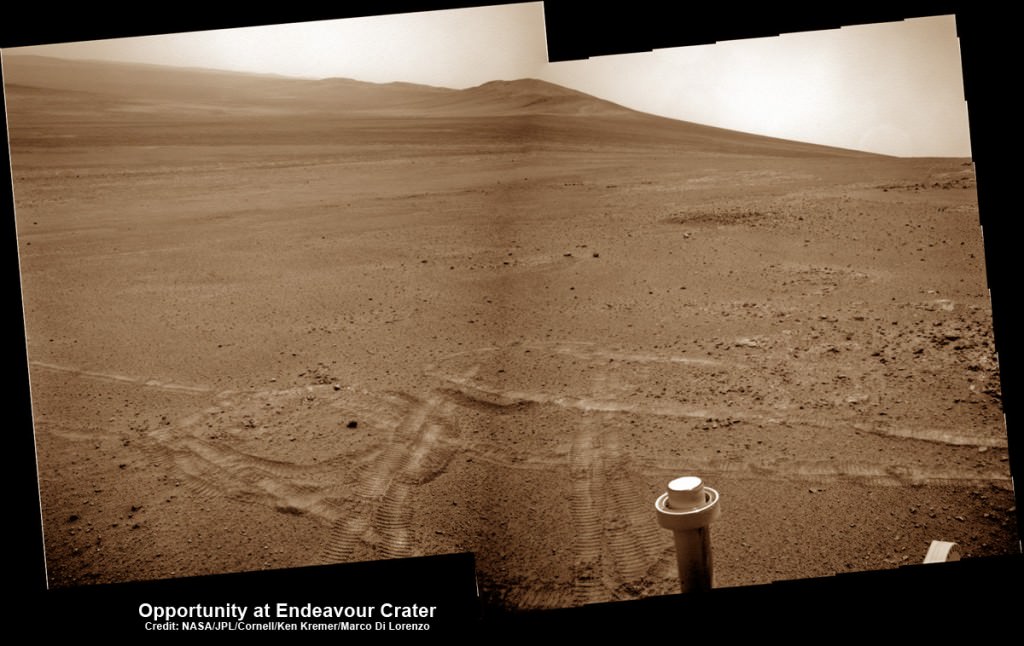 Opportunity Mars Rover Blazes Past 40 Year Old Space Driving Record ...