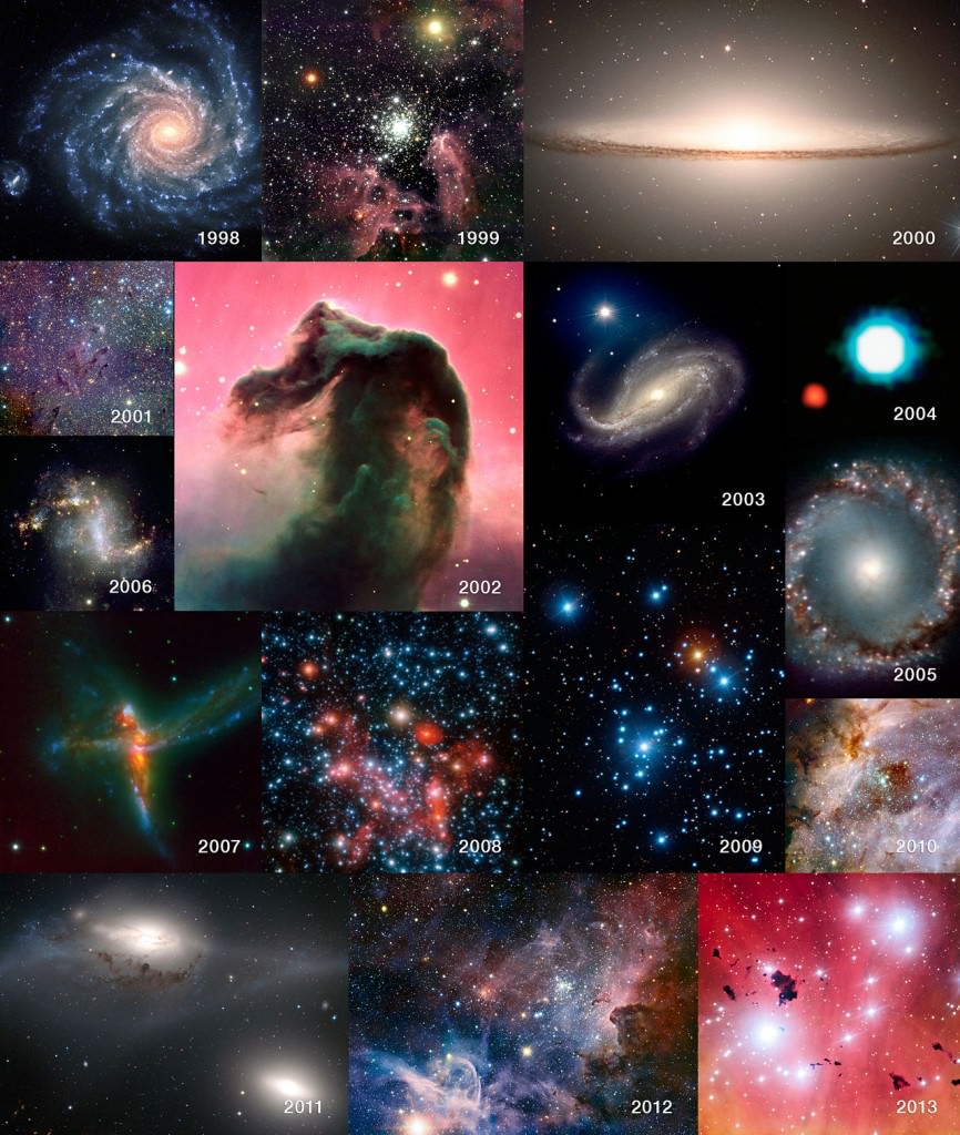 A selection of images from 15 years of the VLT