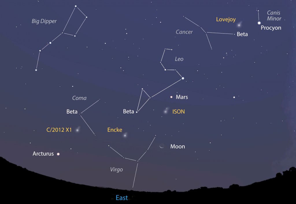 Four Comets Haunt the Halloween Dawn! Here's How to See Them - Universe ...