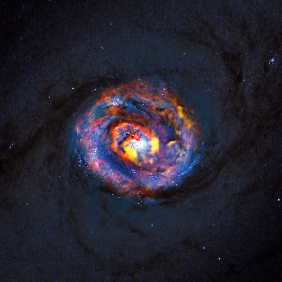 Alma Peers Into Giant Black Hole Jets Universe Today