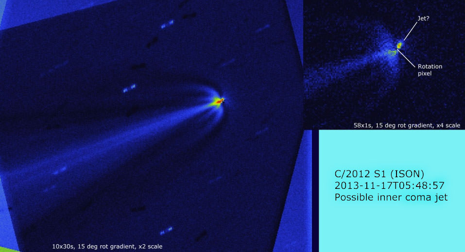 Comet Ison Grows Wings Comet Lovejoy A Fountain Universe Today