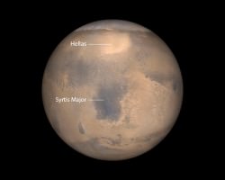 Till Hellas Freezes Over - See Frost and Clouds in Mars' Largest Crater ...