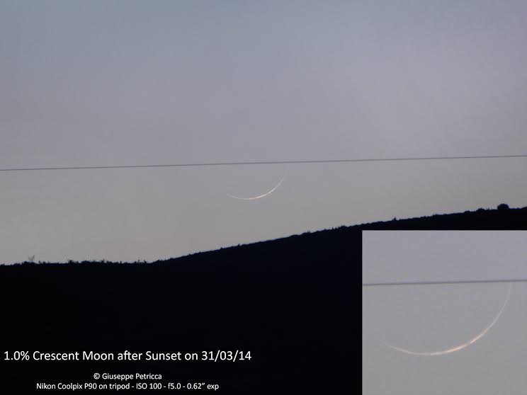 Astrophotos: Here's What a Super-thin Crescent Moon Looks Like - Universe  Today