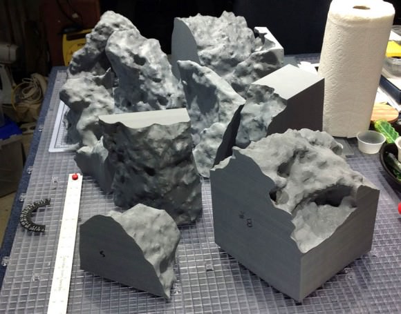 Researchers created each of 11 pieces in the 3D printer and glued them together to build the true-size model. Credit: NASA/JPL-Caltech