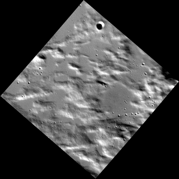7 meter/pixel targeted observation of Mercury by the MESSENGER spacecraft