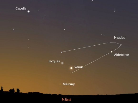 Comet Jacques Is Back! Joins Venus and Mercury at Dawn - Universe Today