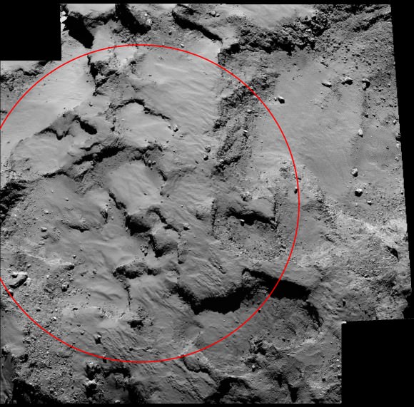 Heres A High Res Look At Philaes Landing Spot Universe Today 8041