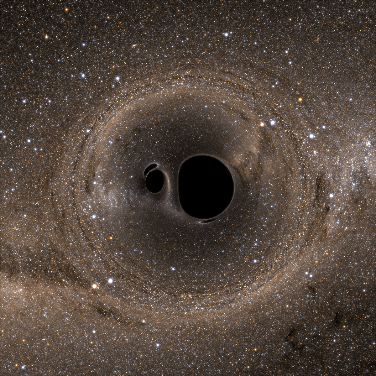 nasa black hole merger simulation