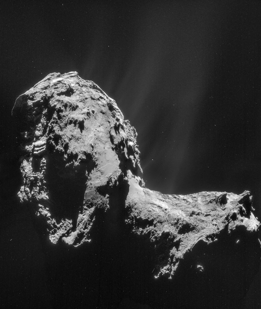 Jet! Rosetta's Comet Is Feeling The Heat As Gas and Dust Erupts From ...