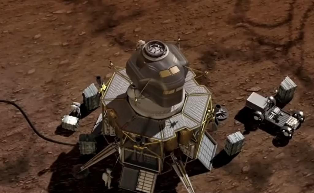 Mars Landing Recipe Orion, A Big Rocket And PrettyOnPaper Spacecraft