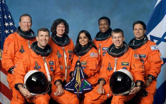 STS-107 crew of Space Shuttle Columbia