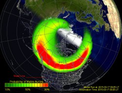 Green And Red Auroras Light Up St. Patrick's Day Dawn - Universe Today