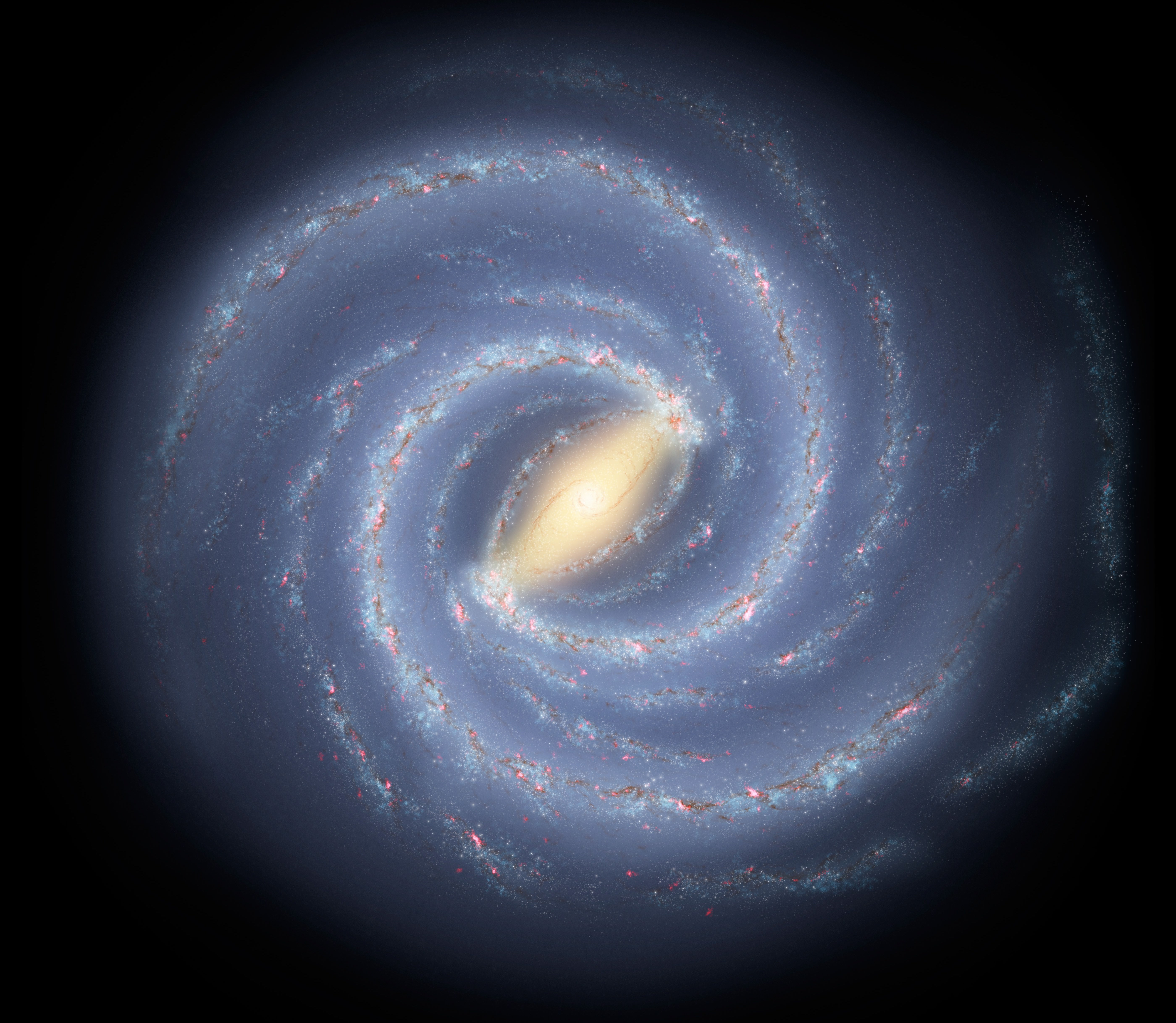 earth in the milky way
