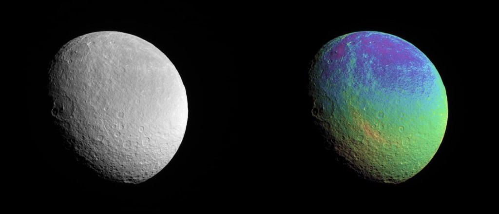 Saturn's Moon Rhea - Universe Today