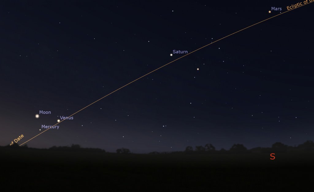 And Mercury Makes Five: See All Naked Eye Planets in the Sky at Once ...