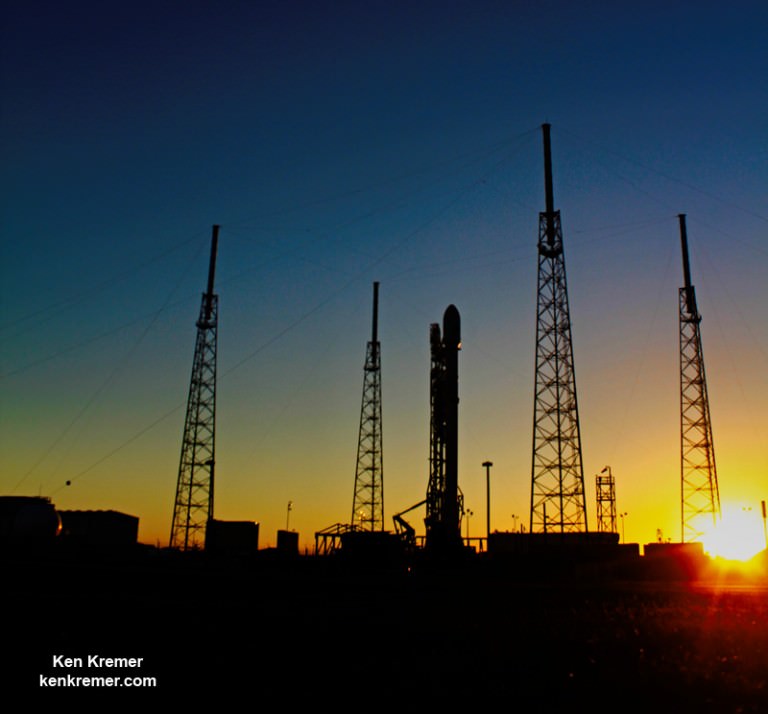 SpaceX Resets Launch of Upgraded Falcon 9 Rocket for Serene Sunday Sunset on Feb. 28 - Watch ...