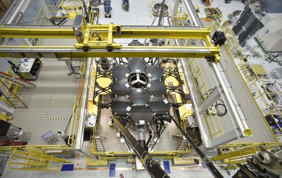 Time-lapse Video Documents Assembly of Webb Telescope Primary Mirror ...