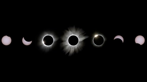 09 March 2016 - Total Solar Eclipse from Palu, Indonesia. Image credit and copyright: Justin Ng.