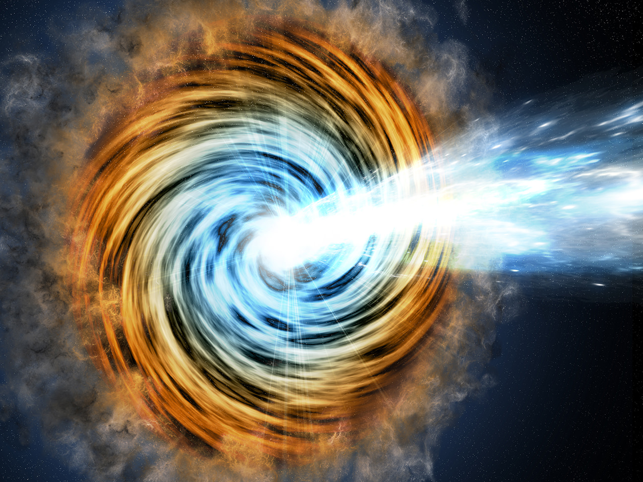 18 Billion Solar Mass Black Hole Rotates At 1 3 Speed Of Light 