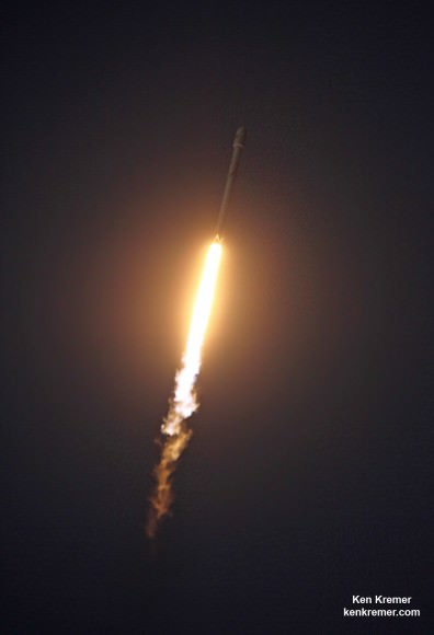 SpaceX Stuns with Spectacular Sunset Launch of SES-9 Telecom Satellite ...