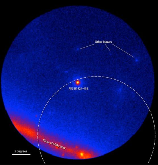 Fermi Links Neutrino Blast To Known Extragalactic Blazar - Universe Today