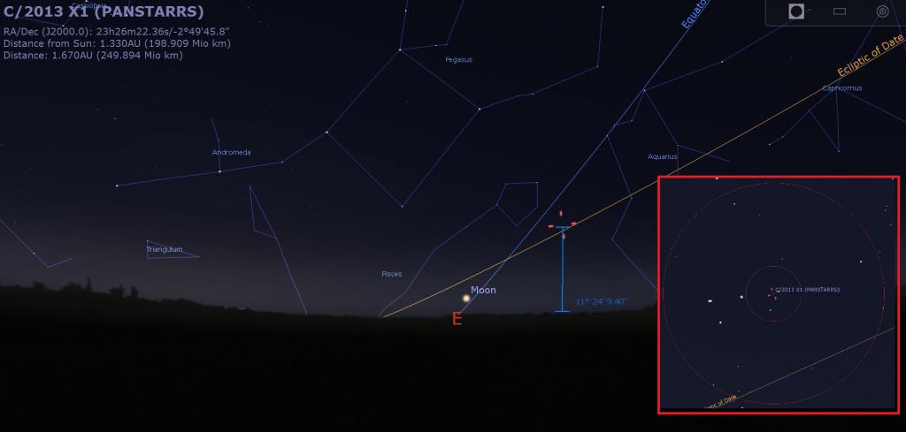 A Summer Comet: Our Guide to Observing X1 PanSTARRS - Universe Today