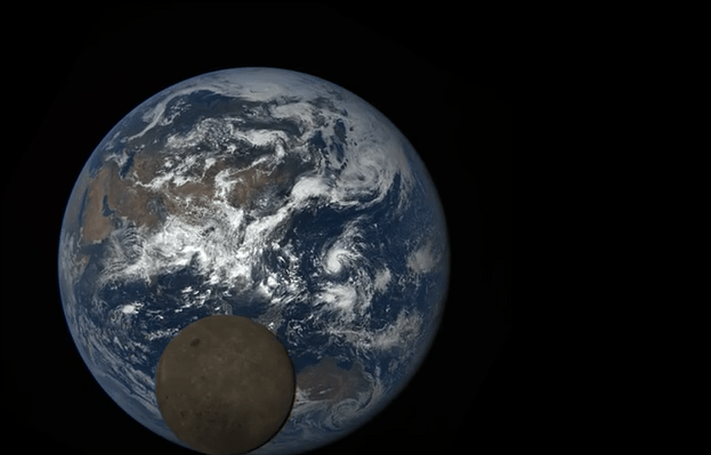 earth and moon from space nasa