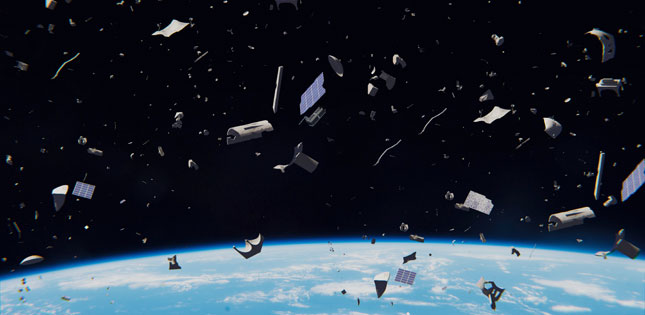 How long will the space debris take to burn up?  Here is a handy map