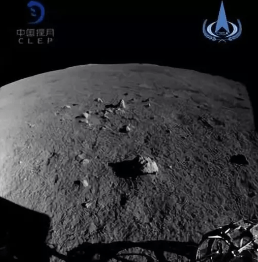 China's Yutu-2 rover captured this image of the lunar surface during its third lunar day. Image Credit: CLEP/CNSA