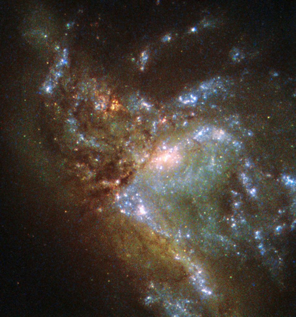 The Hubble captured this image of NGC 6052 A and B in December 2015 with its wide-field planetary camera 2 (WFPC2.). 