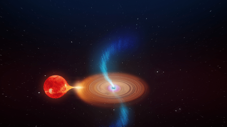 Rapidly Spinning Black Hole Is Spitting Out Blobs Of Plasma - Universe 