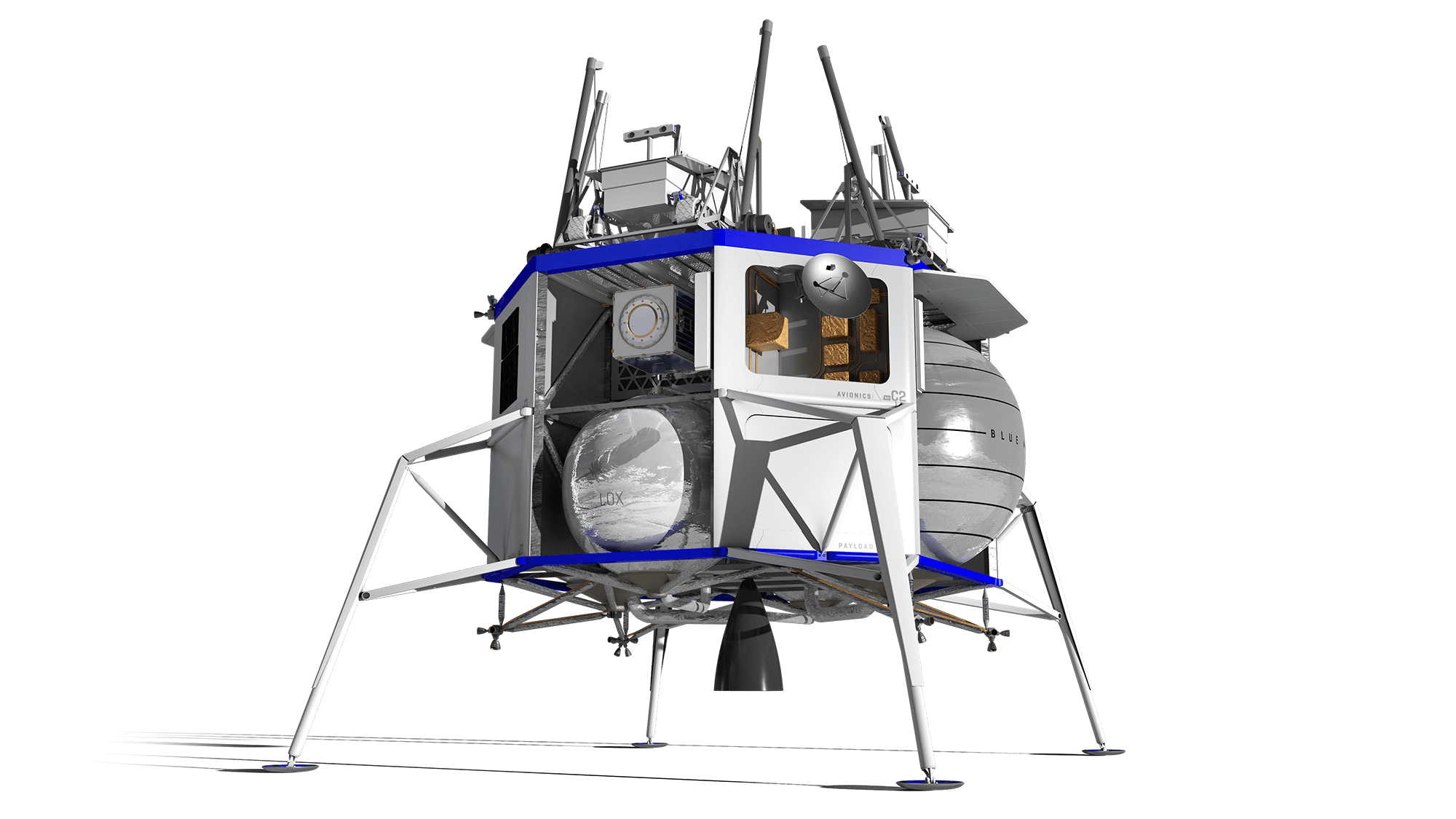 The Blue Origins Founder Wants To Get To The Moon By 2024 Universe Today   Blueorigin Bluemoon Payloads 