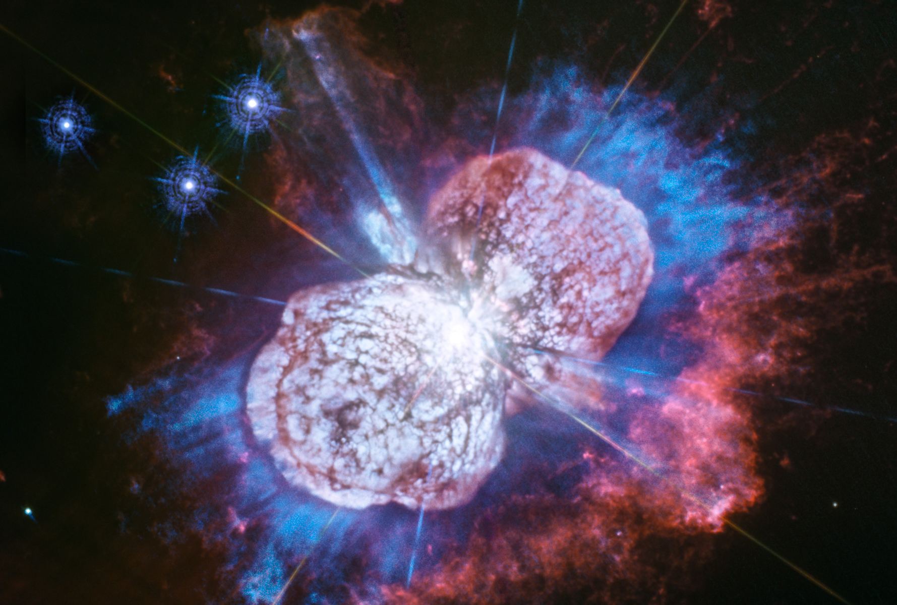 Hubble has a Brand New Picture of the Massive Star Eta Carinae. It