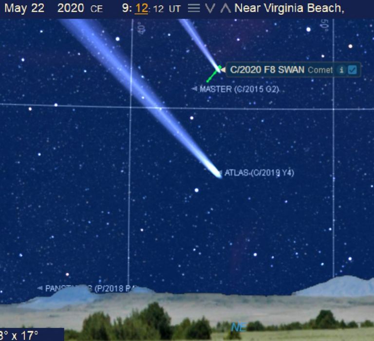 Comet Y4 ATLAS Breaks Up...Enter Comet F8 SWAN Universe Today