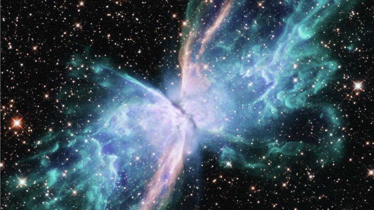 planetary nebula formed from earth