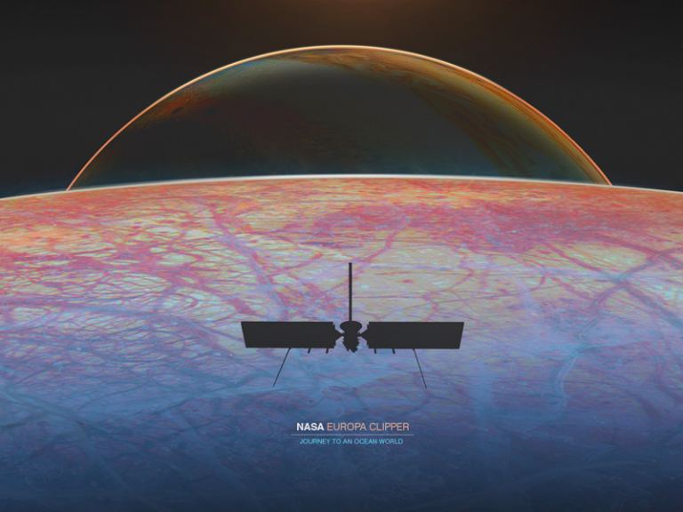 NASA Releases A New Poster For The Europa Clipper Mission - Universe Today