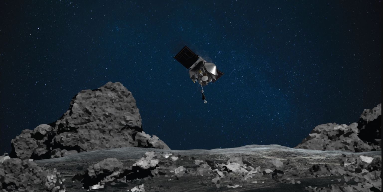 Success Osiris Rex Touches Asteroid Bennu To Collect Samples Universe Today